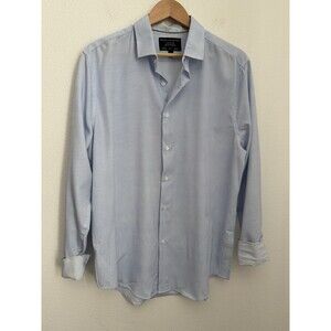 Mens Report Collection Premium Performance Long Sleeve Button-Up Shirt L 16.5